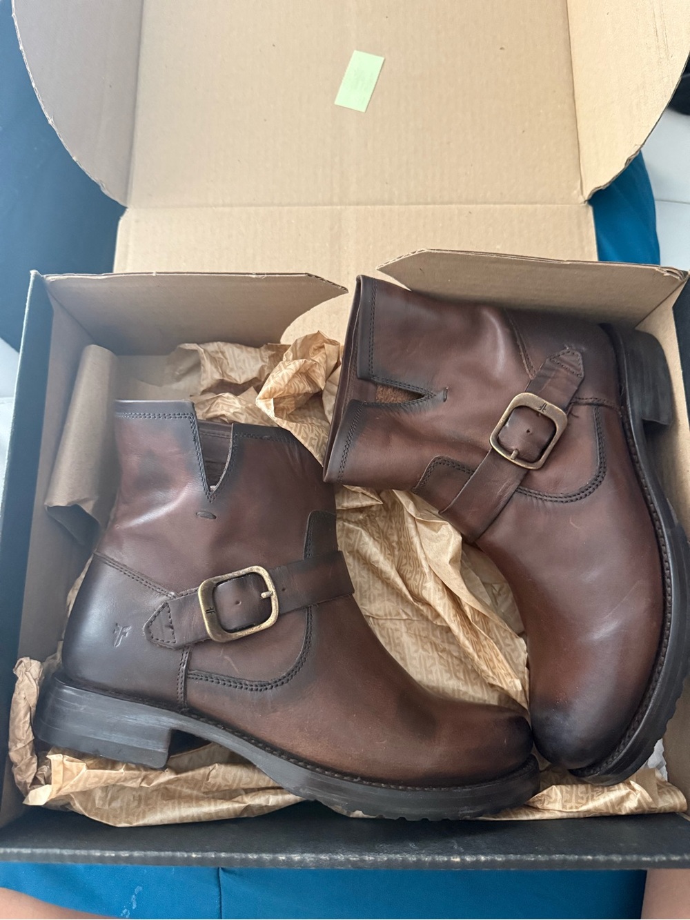 Frye Brown Veronica Bootie